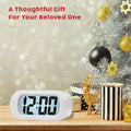 VIBE Digital Alarm Clock Large LCD Night Light Travel