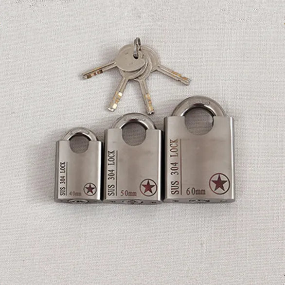 Stainless Steel Waterproof Padlock 40mm 50mm 60mm – Anti-Tamper