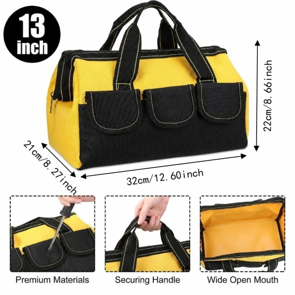 13-Inch Oxford Electrician Tool Bag – Durable & Portable
