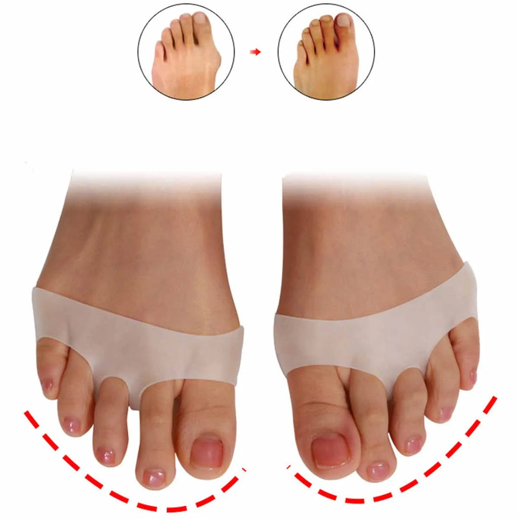 Silicone Gel Toe Pads Forefoot Cushion & Separator – 1 Pair