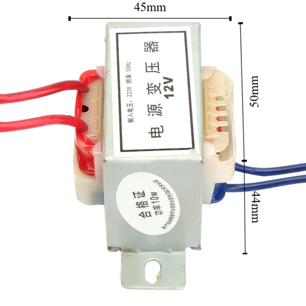 AC 220V to 12V/24V Power Transformer 10W 50Hz EI Core Single Phase