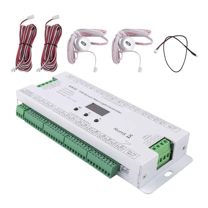 32-Channel ES32 PIR Stair Light Controller – LED Strip Switch