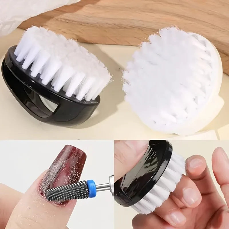 Nail Dust Cleaning Brush – Hard Bristles & Ergonomic Handle