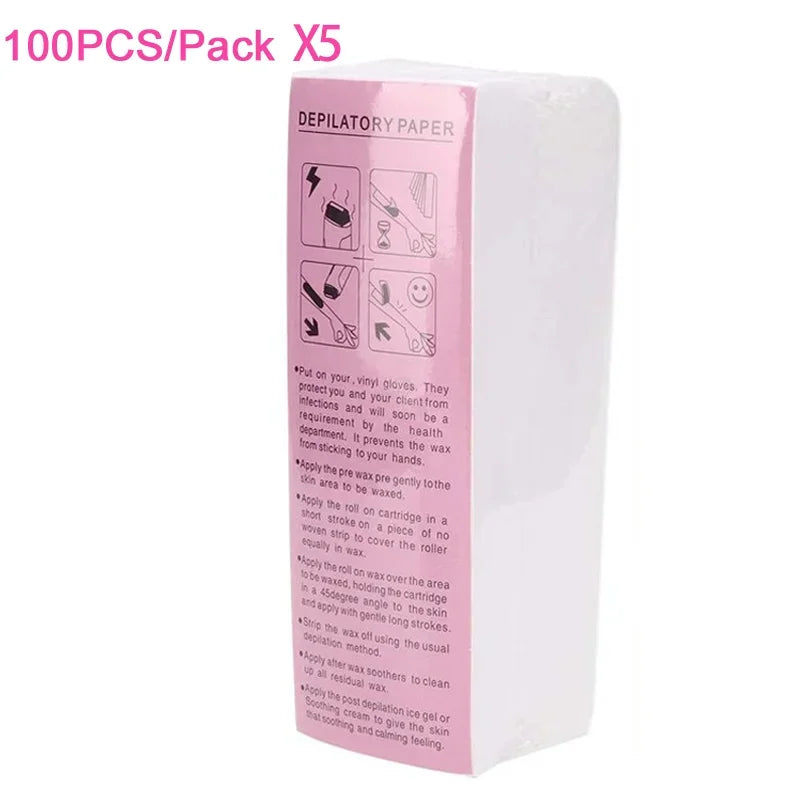 Non-Woven Hair Removal Waxing Strips 20/50/100 Pcs