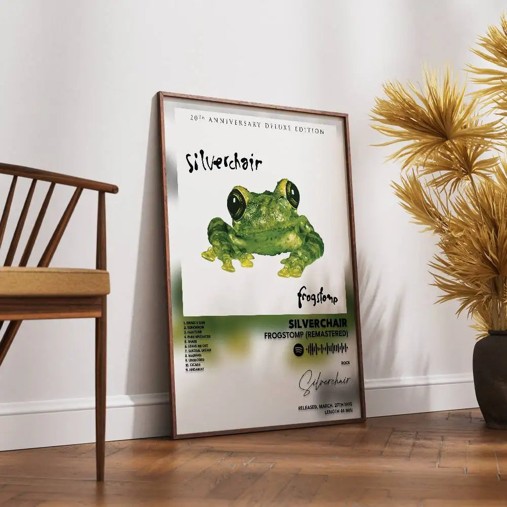 Silverchairs Self-Adhesive Art Poster – Waterproof Wall Sticker