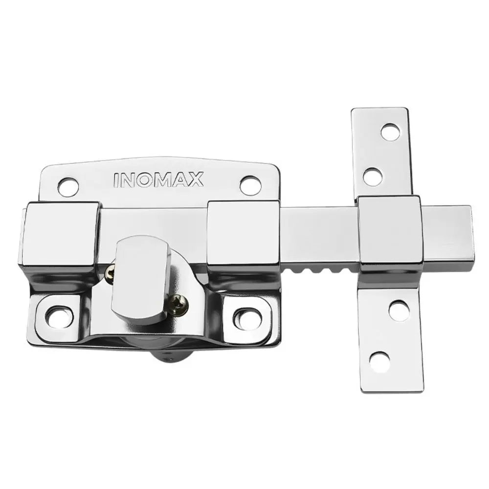 Iron Security Door Bolt Latch Lock – Silver & Black