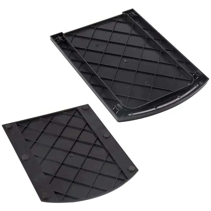 Kitchen Caddy Sliding Tray with Rolling Wheels – 2 Pack