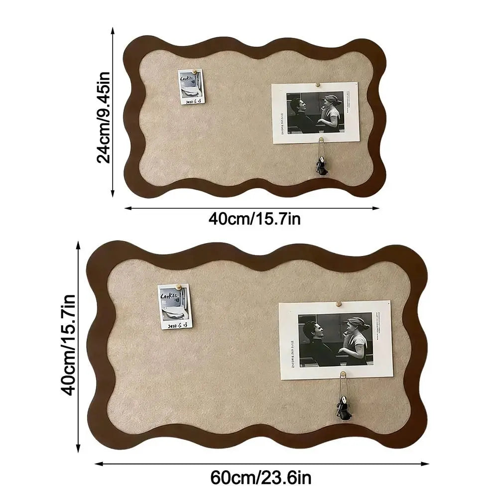 Self-Adhesive Felt Board Wall Sticker 60x40cm – No-Drill Display
