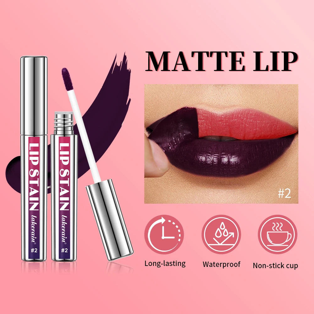 Korean Matte Peel-Off Lip Tint – Waterproof Lip Stain