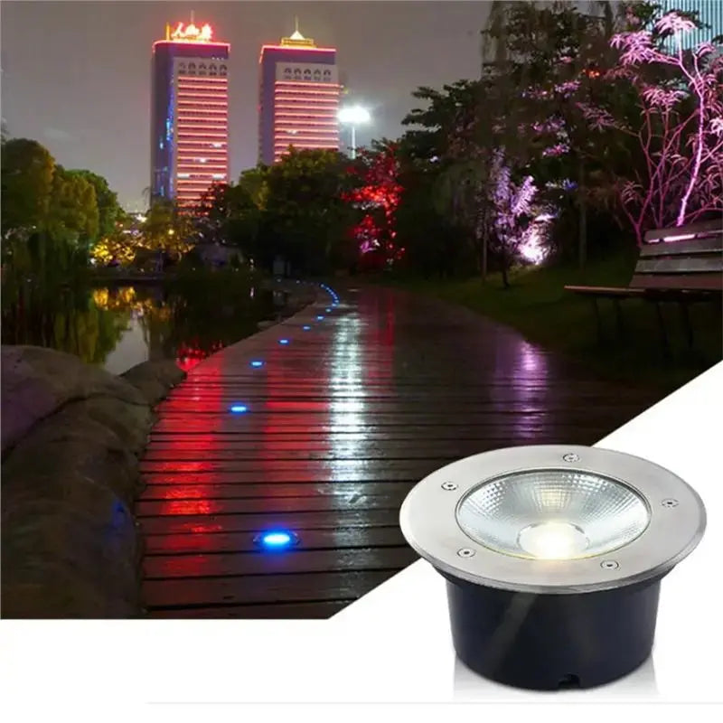 30W COB LED Underground Light IP67 Waterproof Garden Spotlight