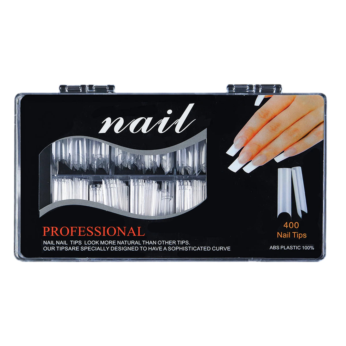 French Fake Nails Long Tips 400-500pc – Eelhoe Press-On Set