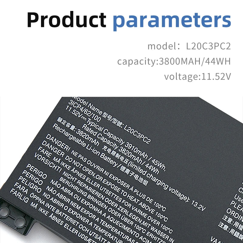 SUOZHAN Battery for Lenovo IdeaPad Gaming 3 L20C3PC2 L20D3PC2