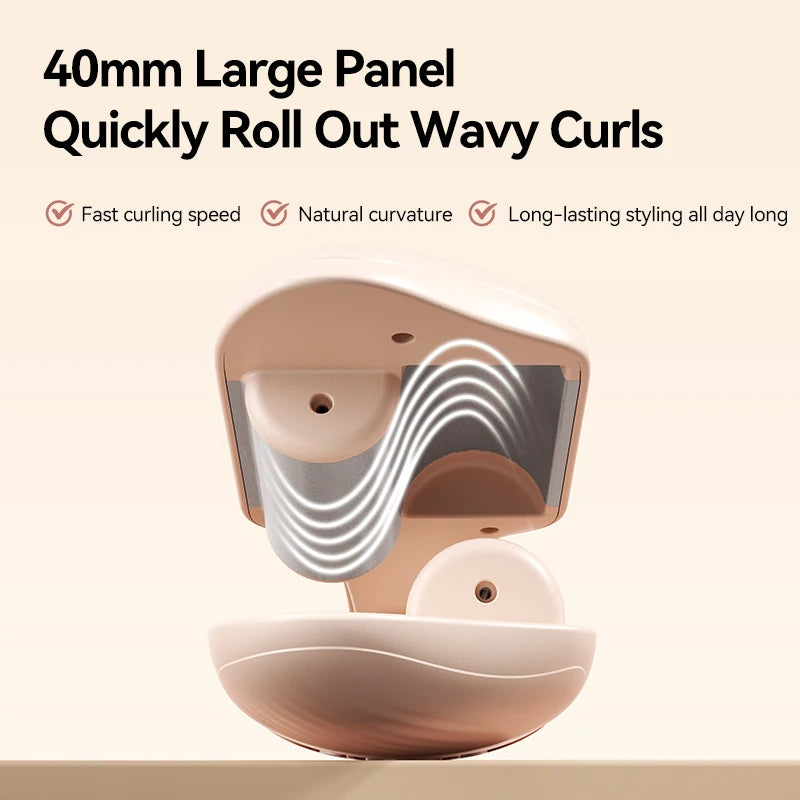 40mm Ceramic Hair Waver – Large Wave Curling Iron Tool