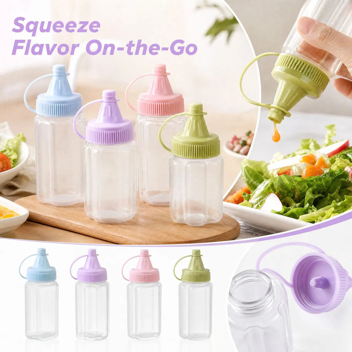 Squeeze Condiment Bottle for Sauce, Oil & Vinegar | BBQ & Kitchen