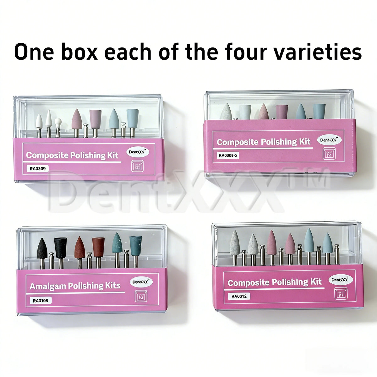 Composite Resin Polishing Kit – 3-Step Low-Speed Sanding Set