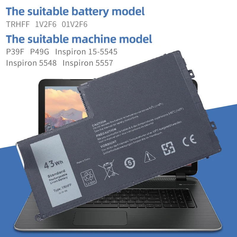 SUOZHAN TRHFF Battery for Dell Inspiron 5547 5548 5557 Latitude 3550