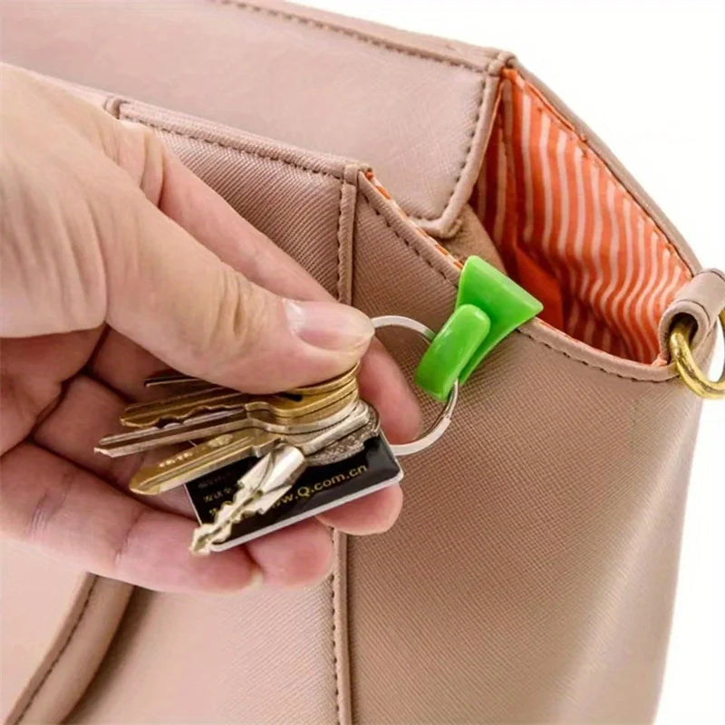 Key Clip Hook for Bag & Wallet – Anti-Lost Key Organizer