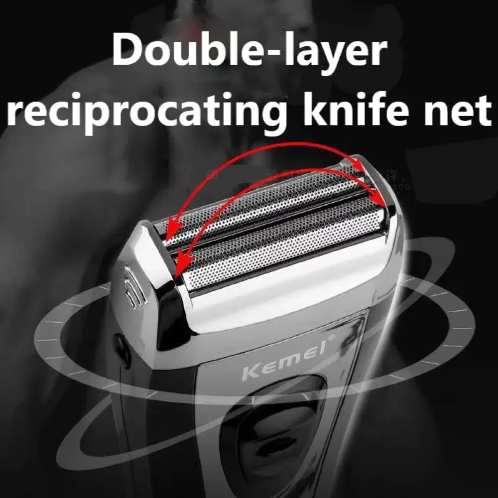 Kemei KM-9038 Mini Foil Electric Shaver USB Rechargeable Razor