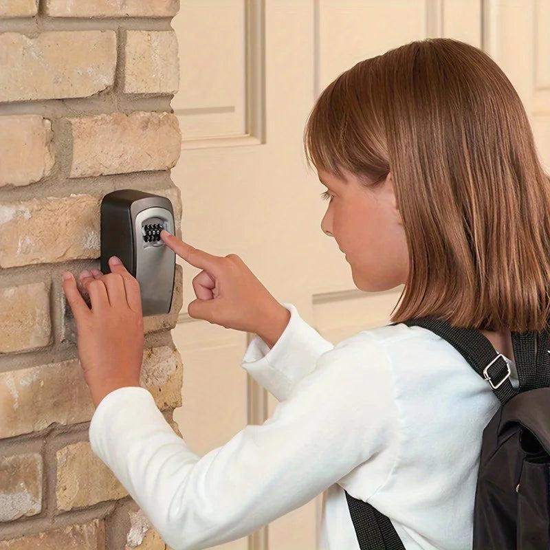 Flip-Top Key Safe Box with Combination Lock | Secure Storage