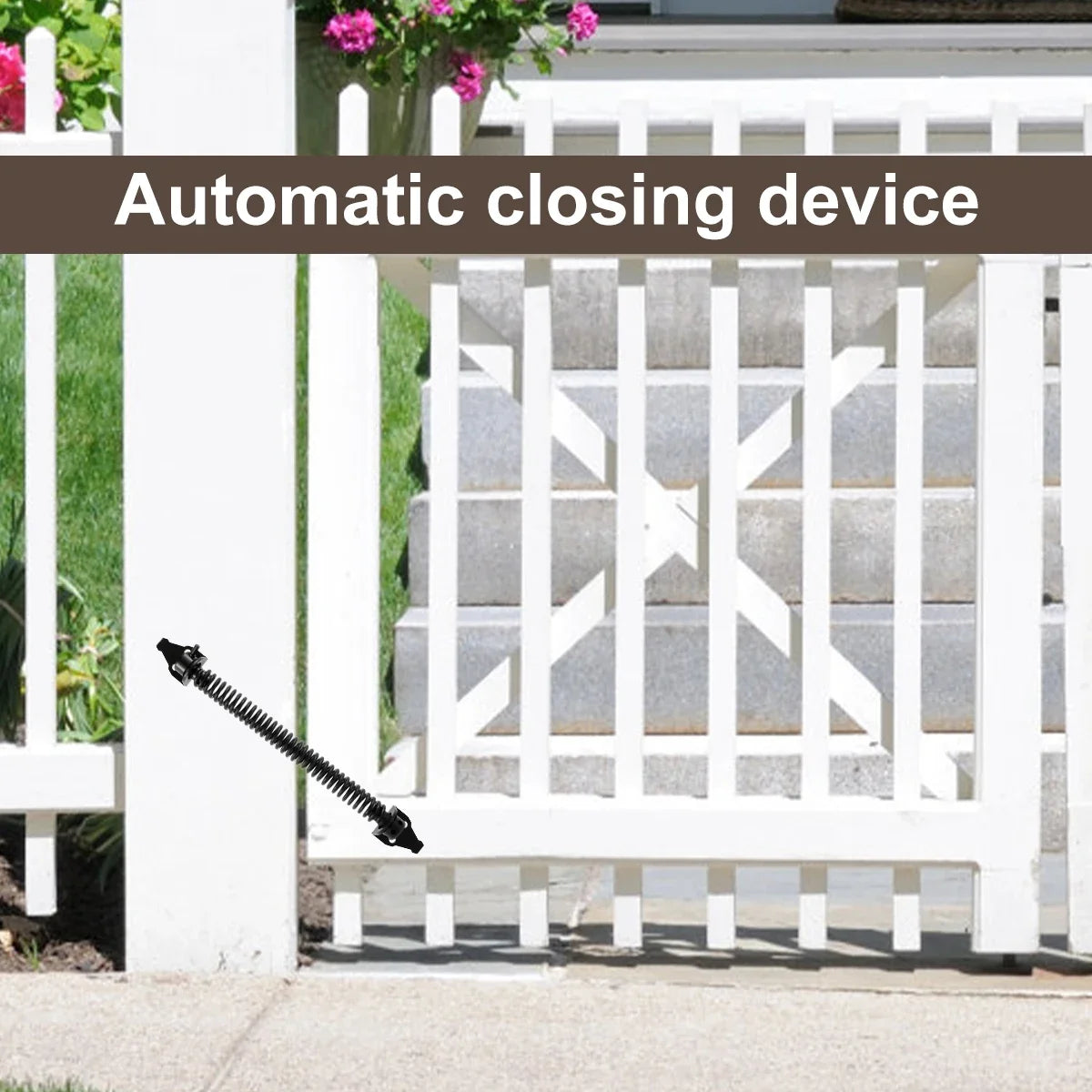 8-Inch Universal Gate Spring Closer – Rust-Proof Auto Close
