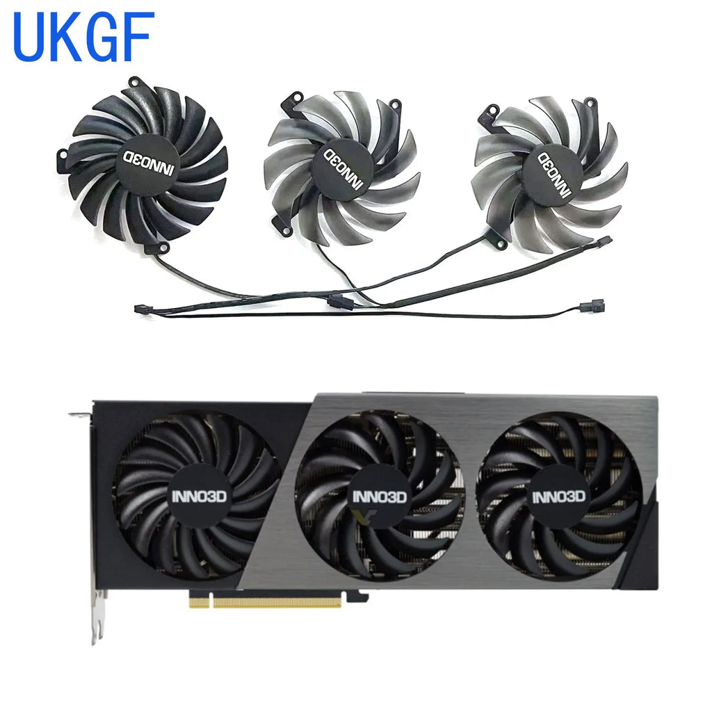 Inno3D RTX 4070 Ti/Super/4060 Ti Replacement Cooling Fan CF-12915S