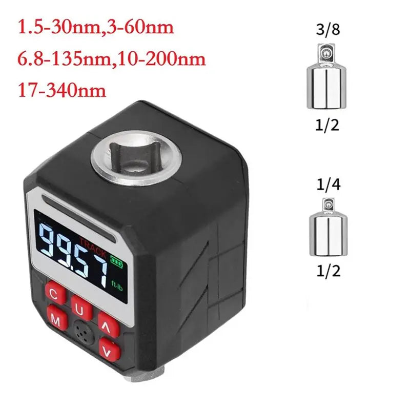 Digital Torque Wrench Adapter 1/2" Drive ±2% | 0.01Nm Resolution