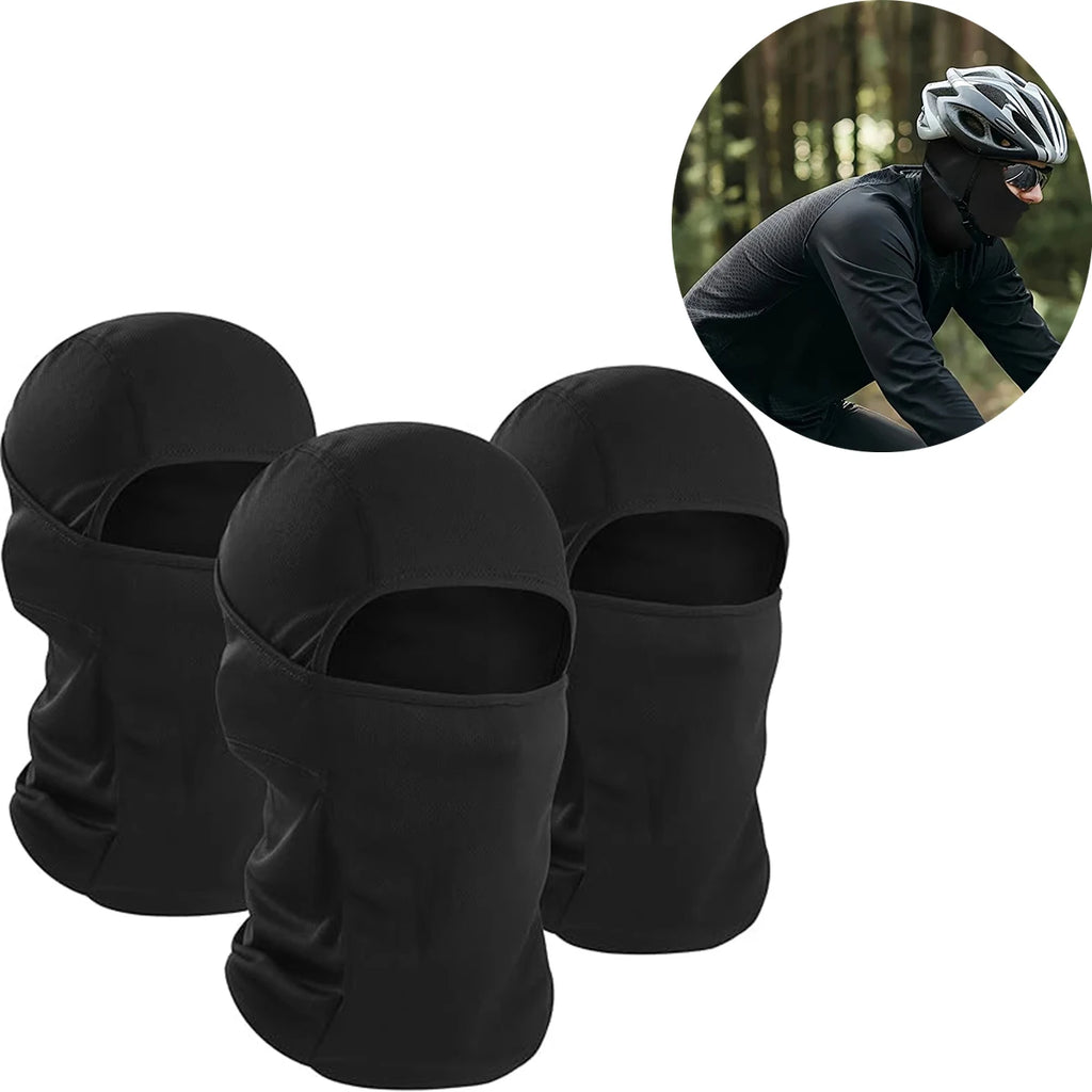 VIBE Quick-Dry Balaclava Full-Face Mask – 3/6/9 Pack