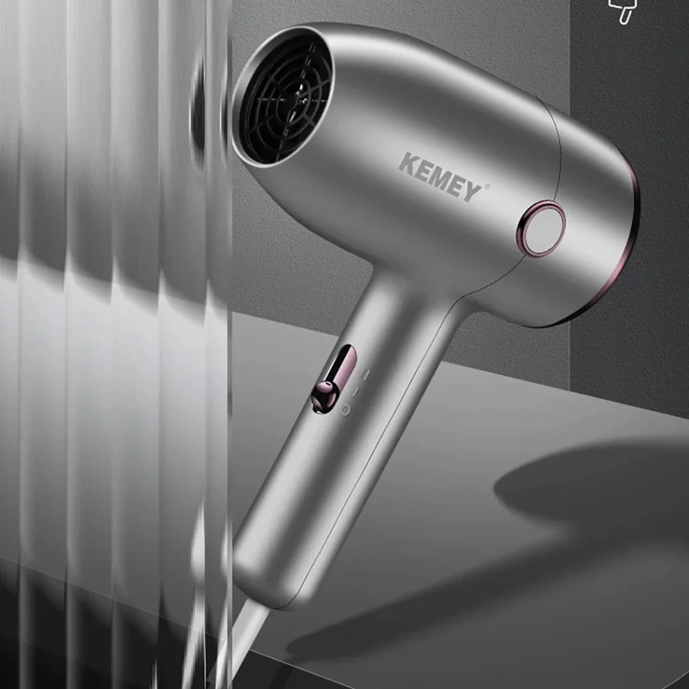 Kemei KM-6835 Compact Travel Hair Dryer 1800W Lightweight