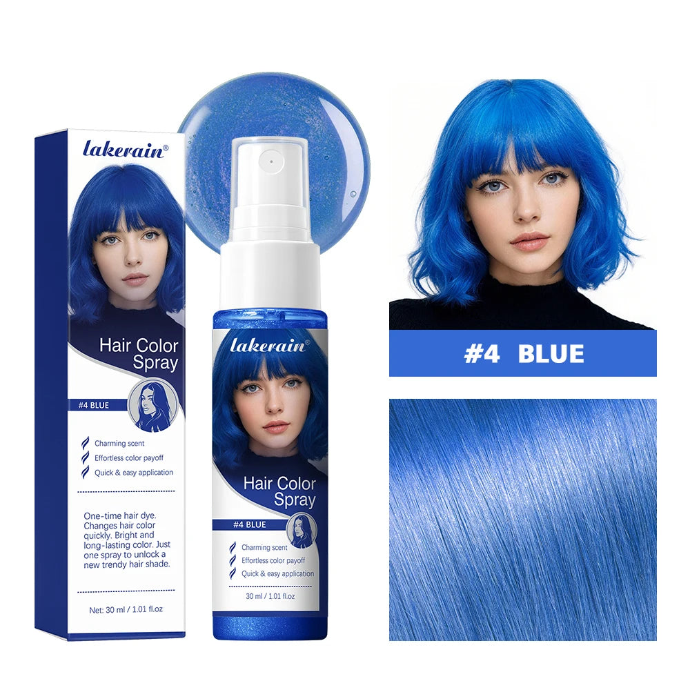 Washable Temporary Hair Color Spray – Instant DIY Hair Dye