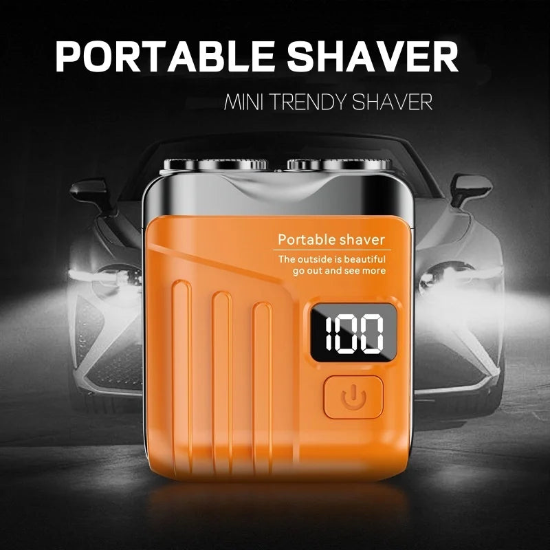 XMSJ Mini Rechargeable Dual-Head Electric Shaver – Waterproof