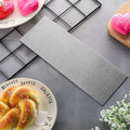 10-Inch Stainless Steel Cake Scraper & Decorating Comb – 2 Pc