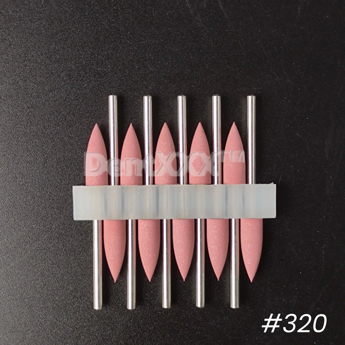 Silicone Nail Polisher Grinding Heads – 7 Grits Pointed Bits