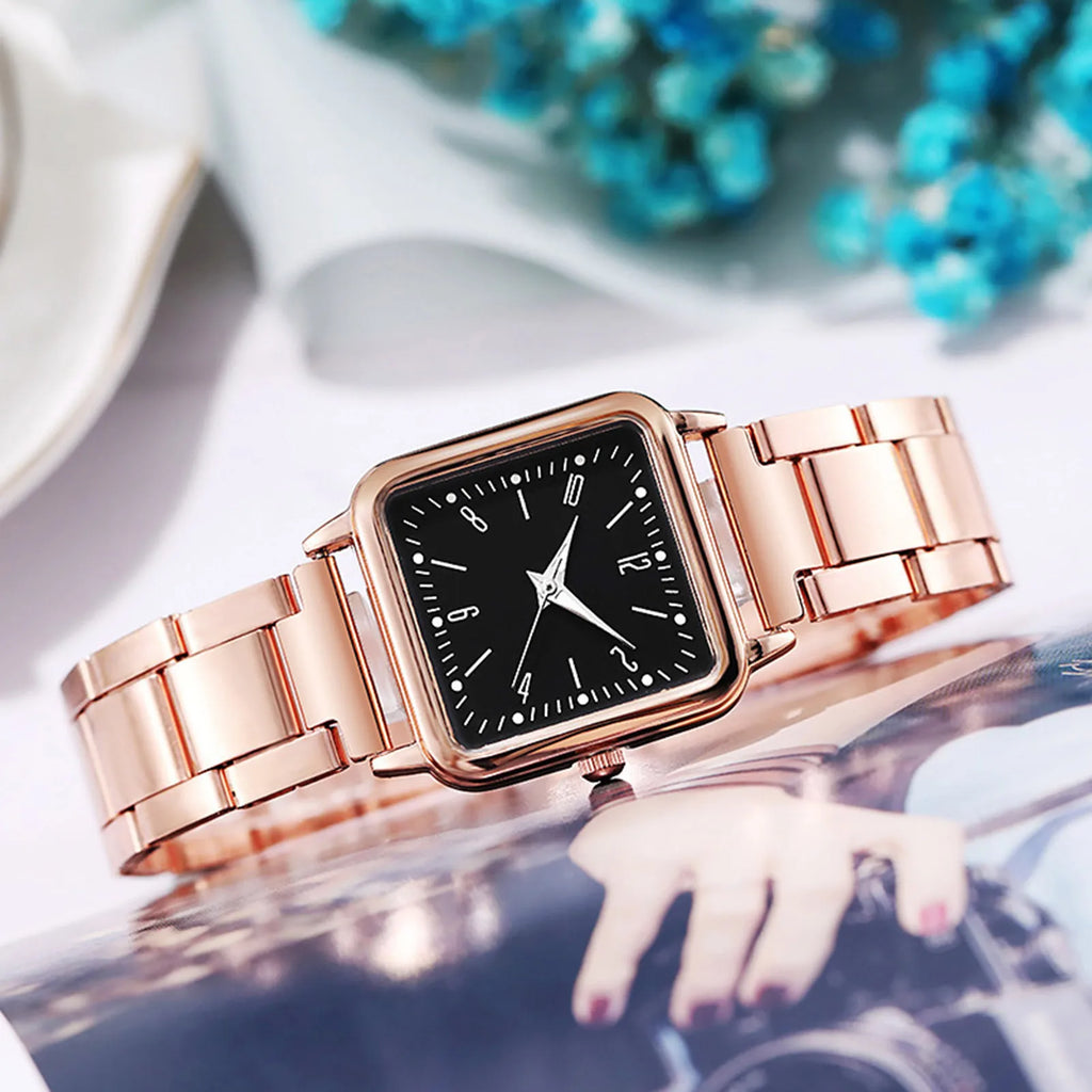 Unisex Luminous Quartz Watch – Casual Steel Band & Calendar