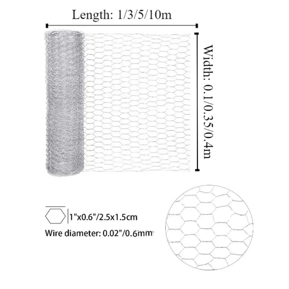 Galvanised Hexagonal Chicken Wire Mesh – Garden & Pet Fencing
