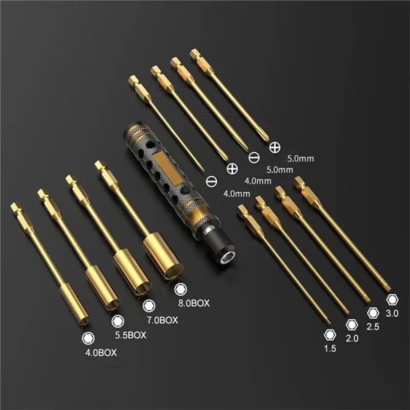 13-Pc Hex Screwdriver Set for FPV Drone RC Car Helicopter