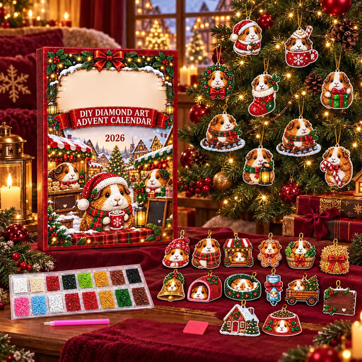 DIY Diamond Acrylic Christmas Ornament Craft Kit 2026