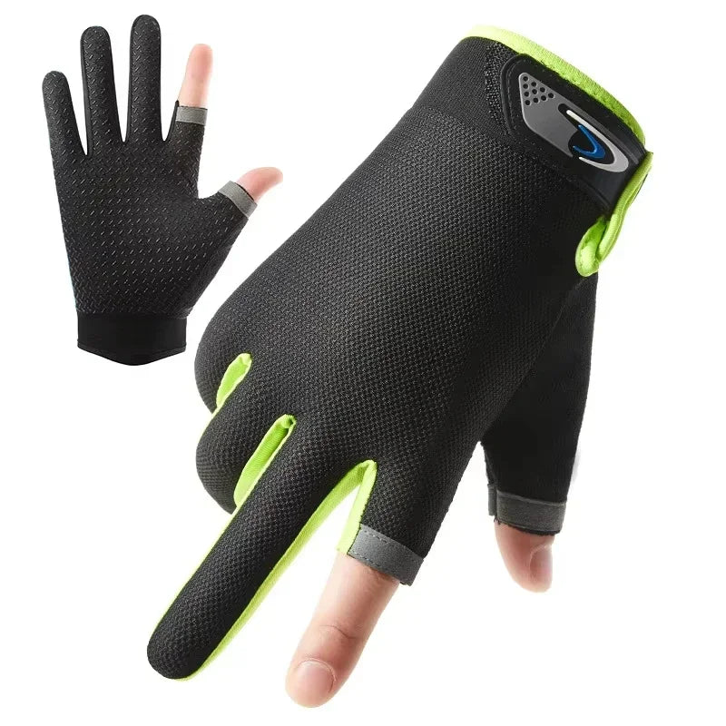 Two-Finger Touchscreen Gloves – Anti-Slip Sun-Proof Summer