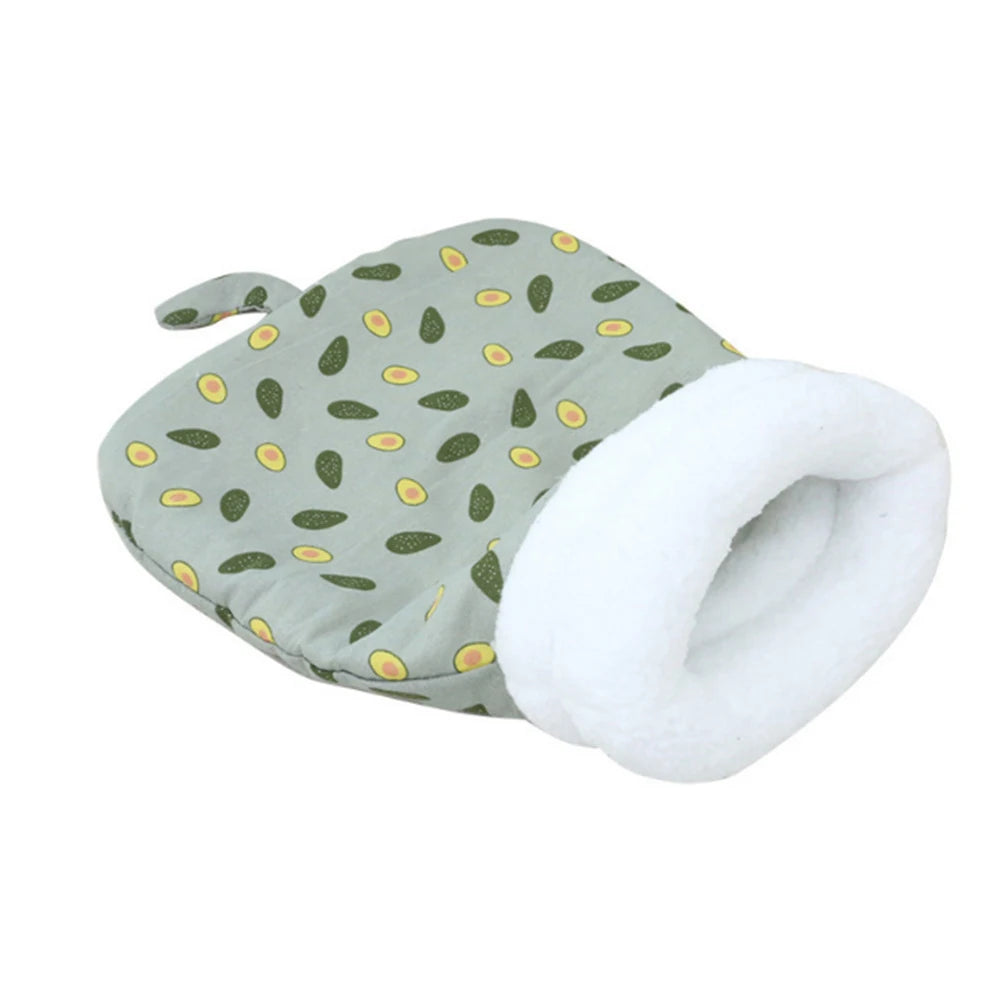 Fluffy Pet Sleeping Bag – Warm Cosy Nest for Cats & Small Dogs