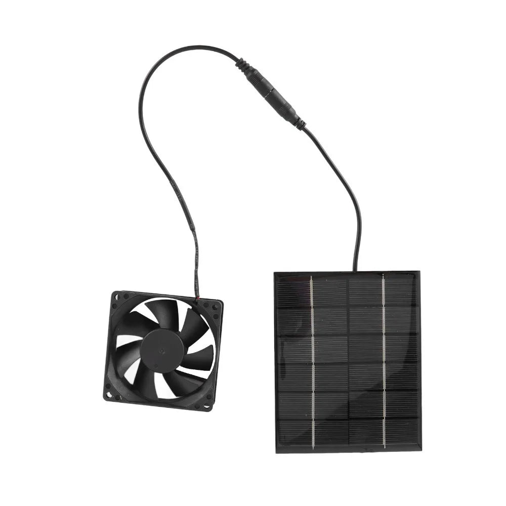 Solar Panel Fan Kit 2W 6V – Mini Ventilation for Chicken Coops