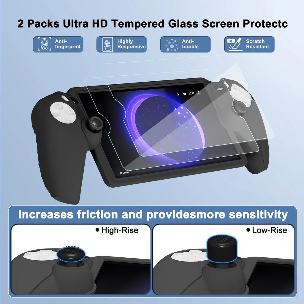 8-in-1 PlayStation Portal Accessories – Case, Cover & Grips