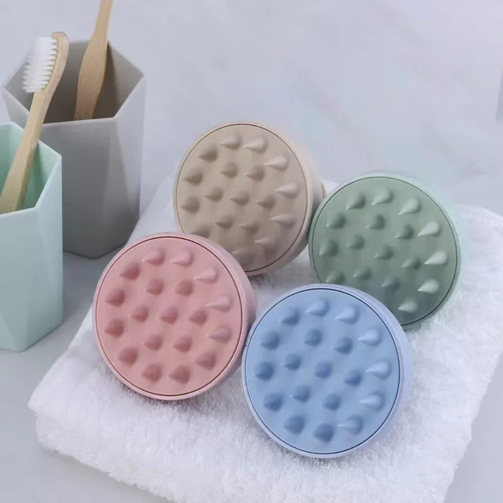 Silicone Scalp Massage Shampoo Brush – Bath & Hair Tool