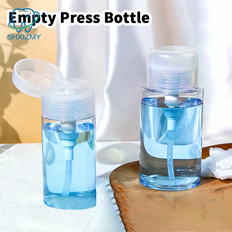 Refillable Pump Dispenser Bottle 100–300ml | Makeup & Nail
