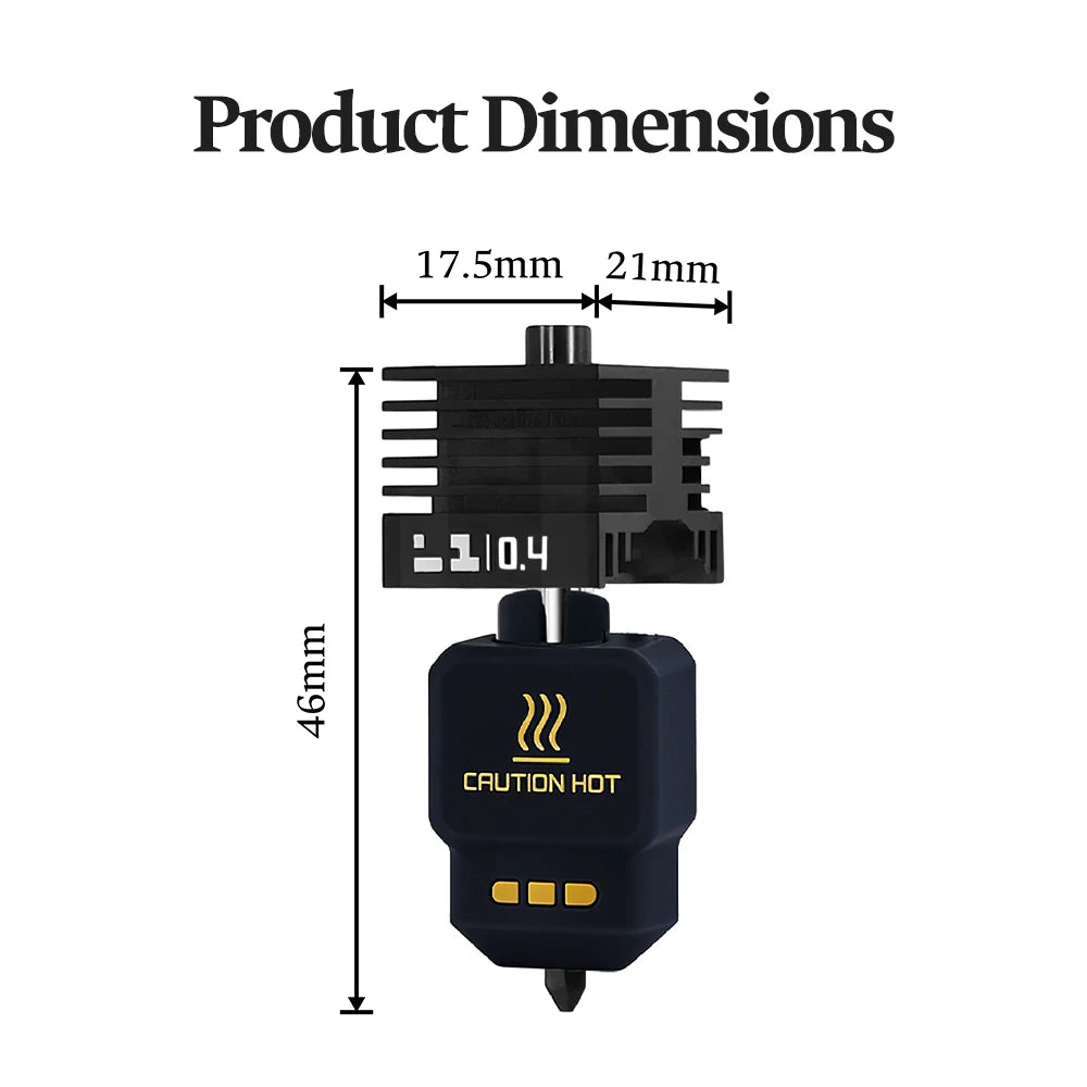 Sprouture Lab Hotend Kit for Bambu Lab P2S – Standard Flow