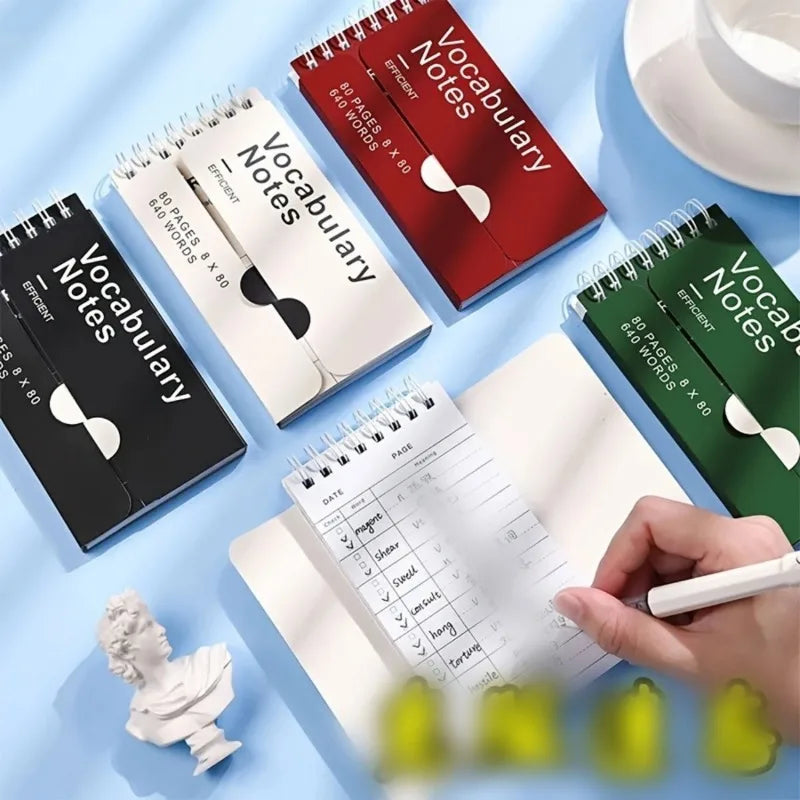 Portable Vocabulary Memorization Notebook – College Ruled