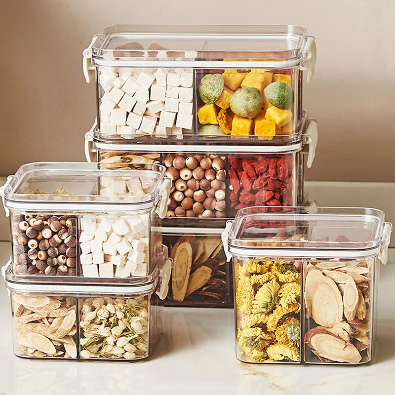 Divided Food Storage Container with Sealed Lid | PP Box