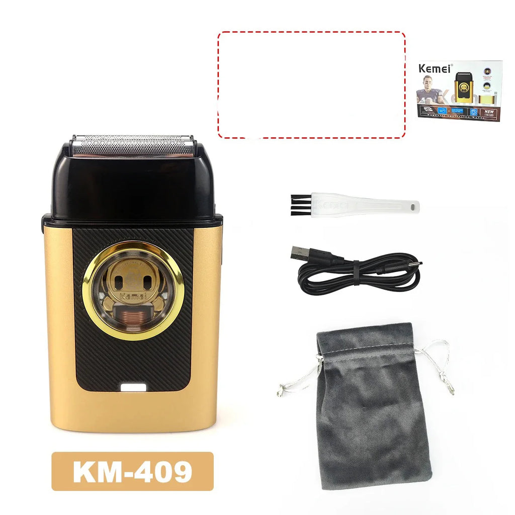 Kemei KM-T409 Electric Foil Shaver 8000RPM Triple Blade Men's Razor