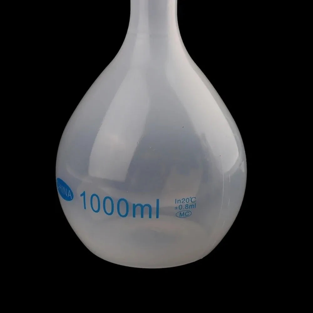 Plastic Volumetric Flask 25–1000ml Graduated Bottle with Stopper