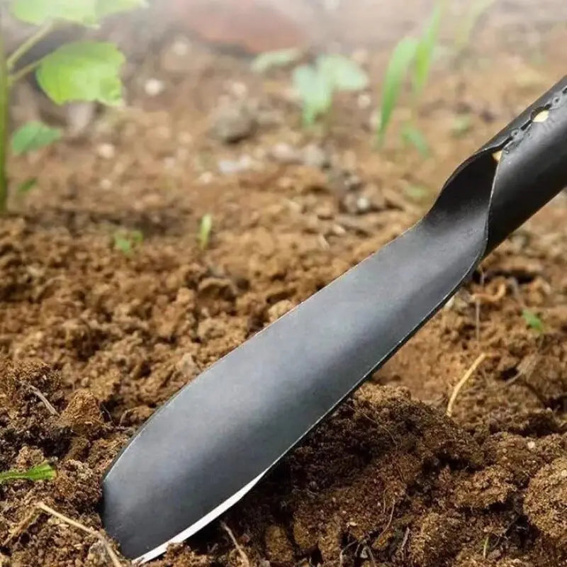 Manganese Steel Garden Trowel – Wooden Handle Digging & Weeding