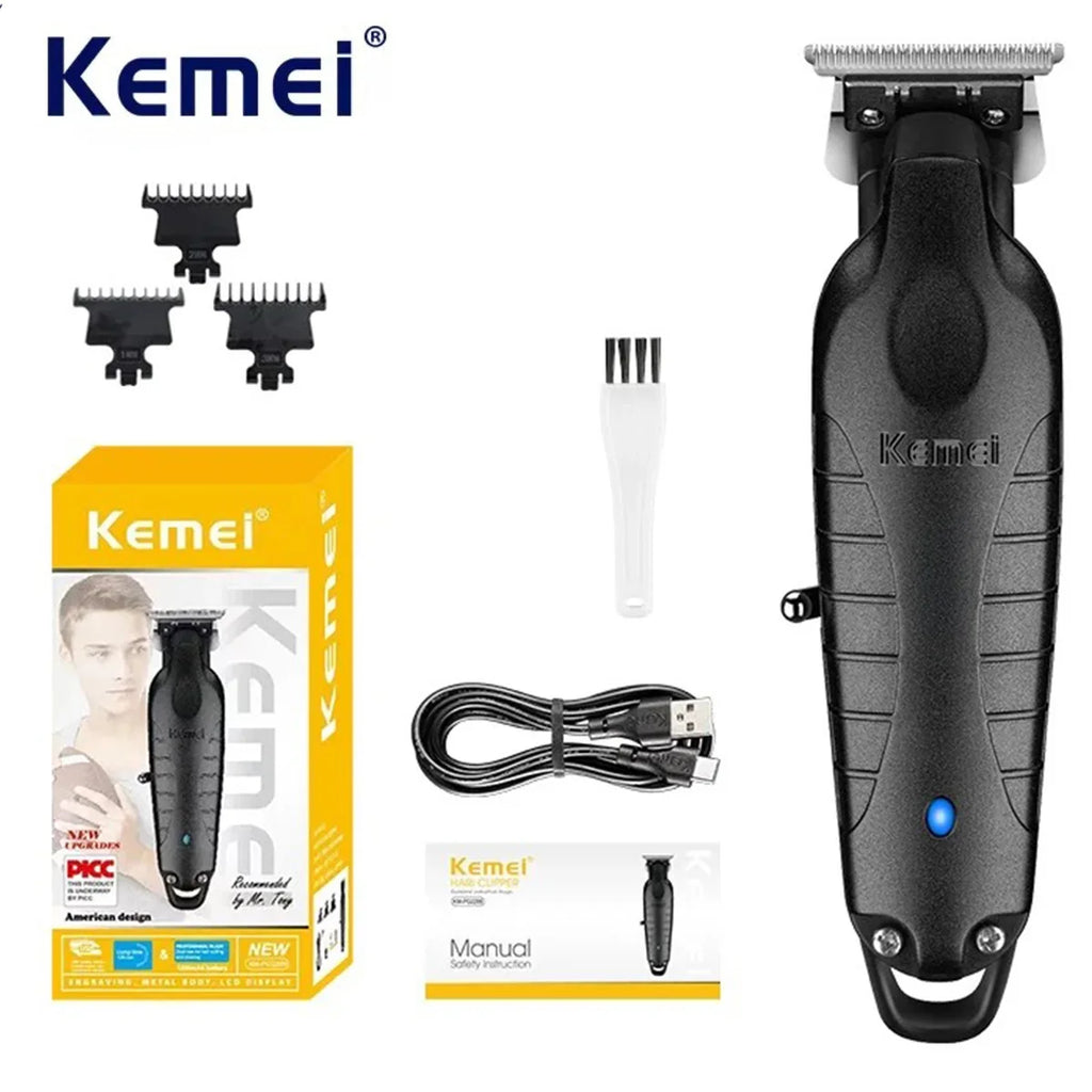 Kemei KM-2299 Cordless Zero-Gap Hair Trimmer for Barbers