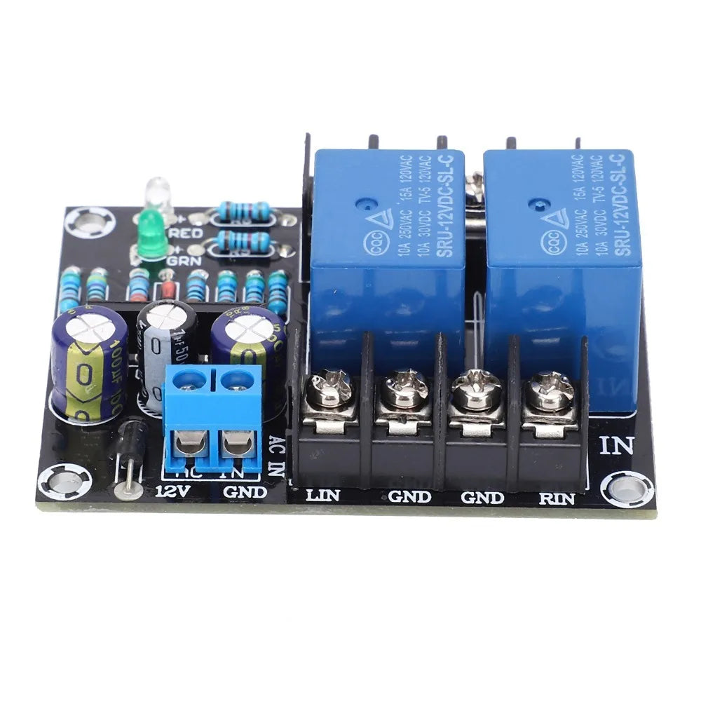 UPC1237 Dual Channel Speaker Protection Board AC 12-15V PCB